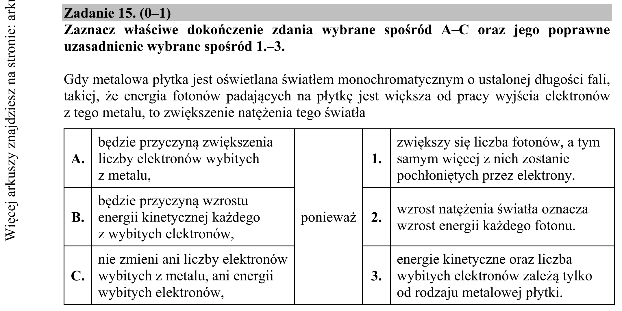 Matura dodatkowa, czerwiec 2018, podgląd zadania 15