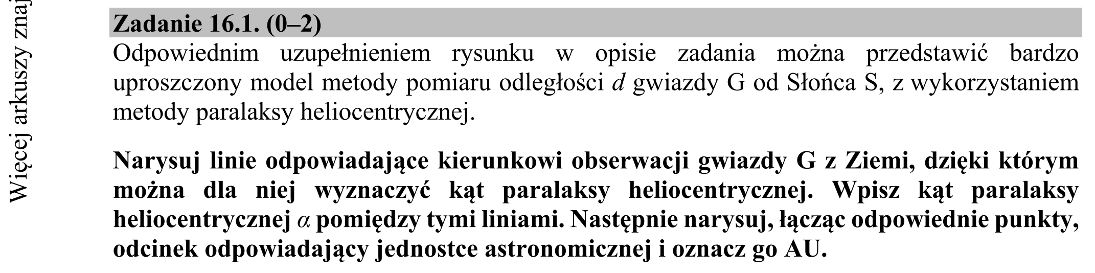 Matura dodatkowa, czerwiec 2018, zadanie 16.1