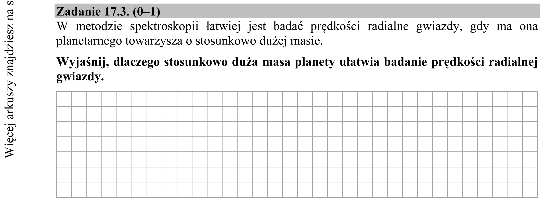 Matura dodatkowa, czerwiec 2018, zadanie 17.3