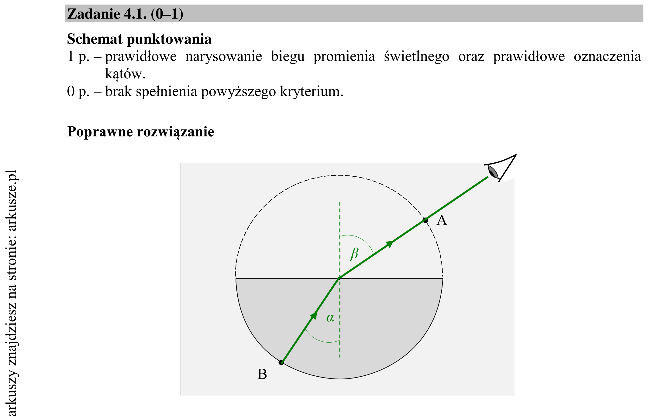 Matura dodatkowa, czerwiec 2019, odpowiedź do zadania 4.1