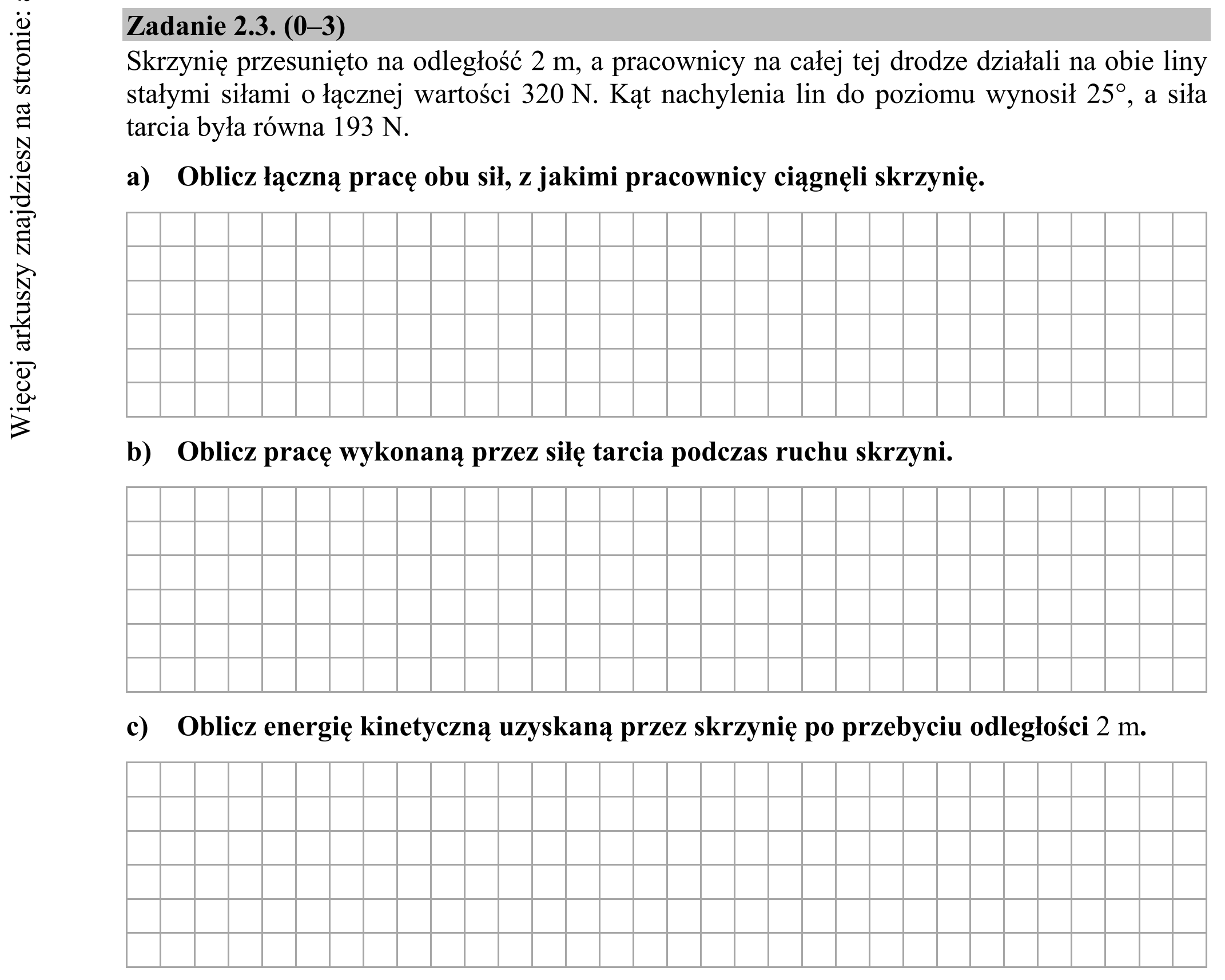 Matura dodatkowa, czerwiec 2019, zadanie 2.3