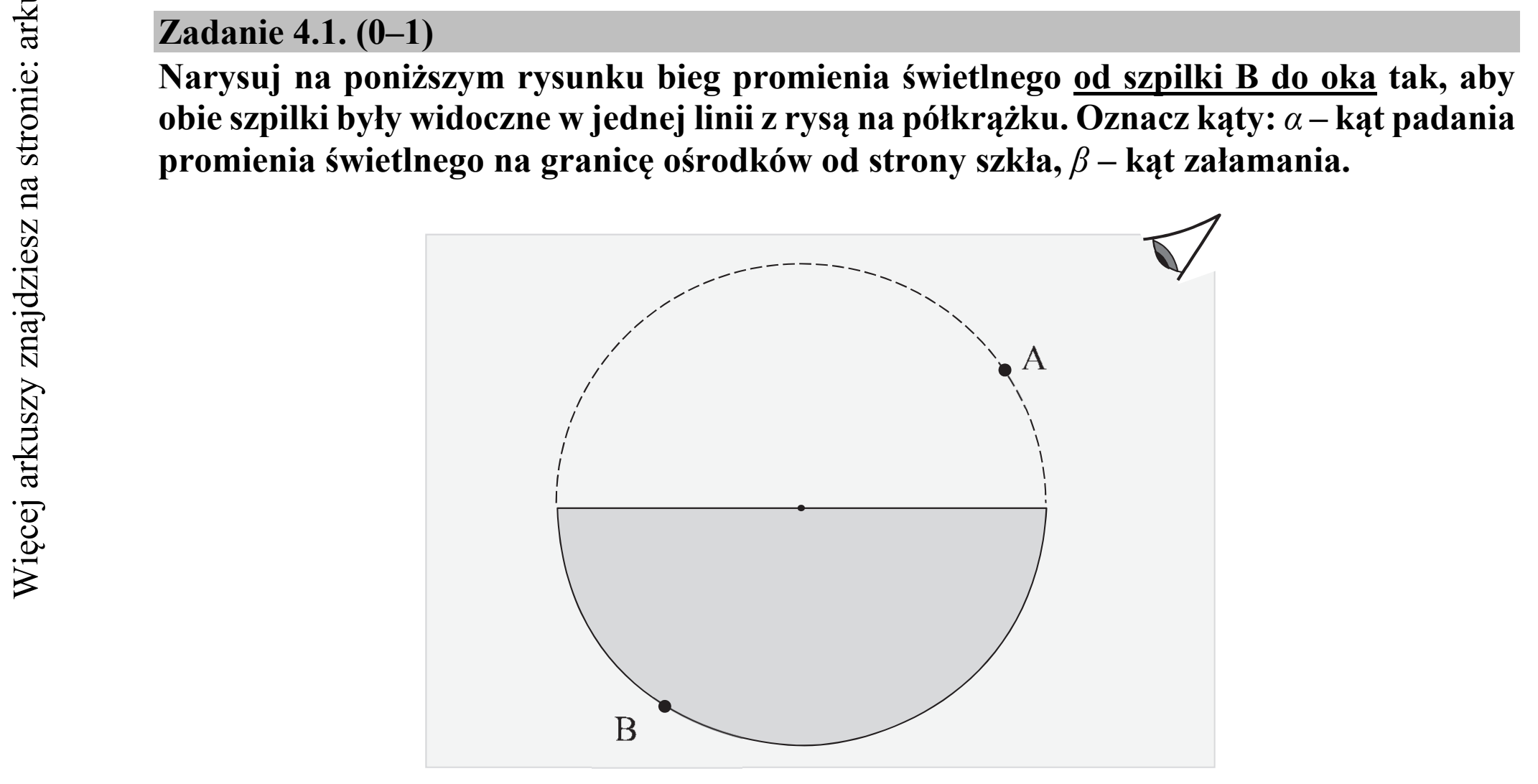 Matura dodatkowa, czerwiec 2019, zadanie 4.1