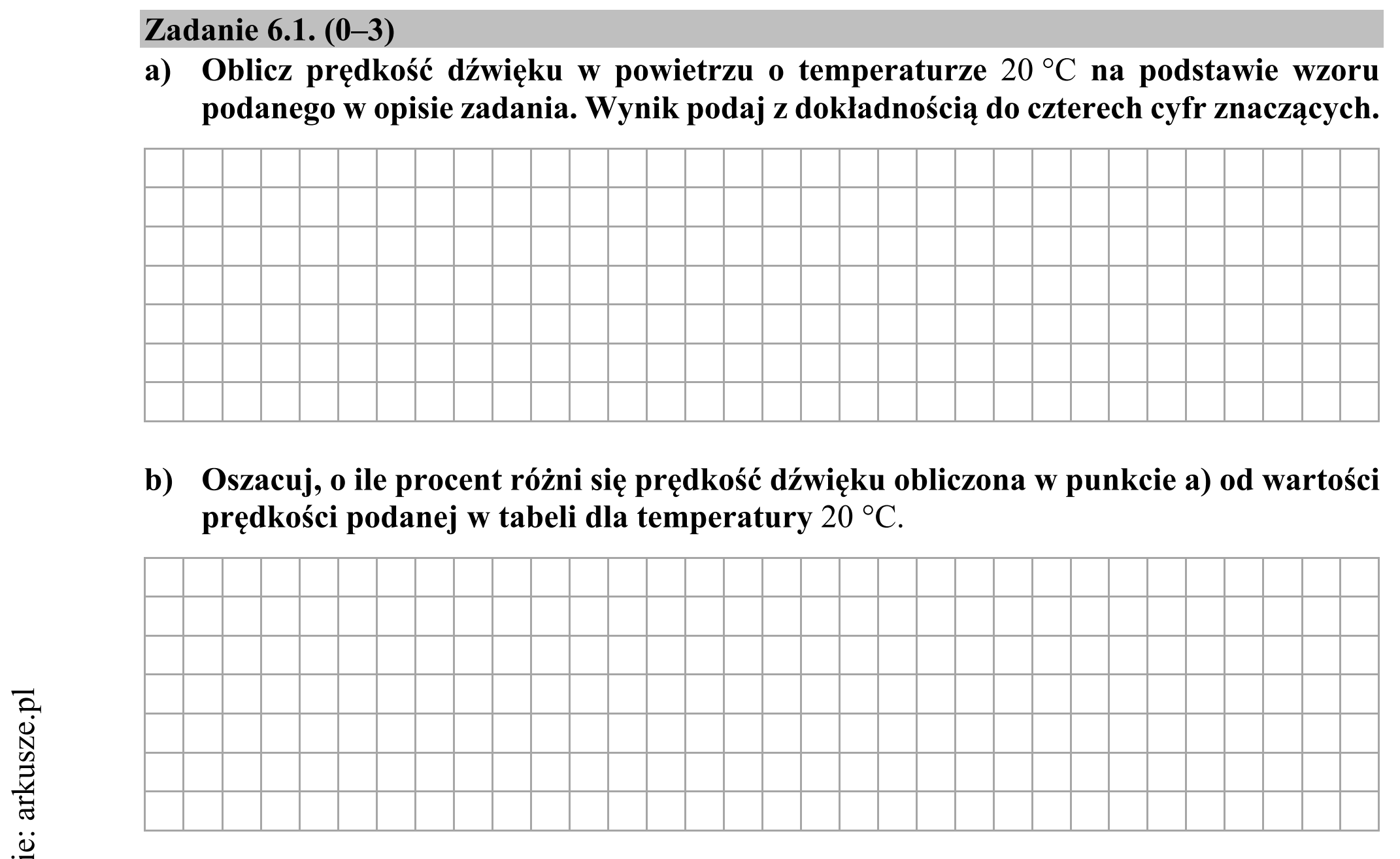 Matura dodatkowa, czerwiec 2019, zadanie 6.1
