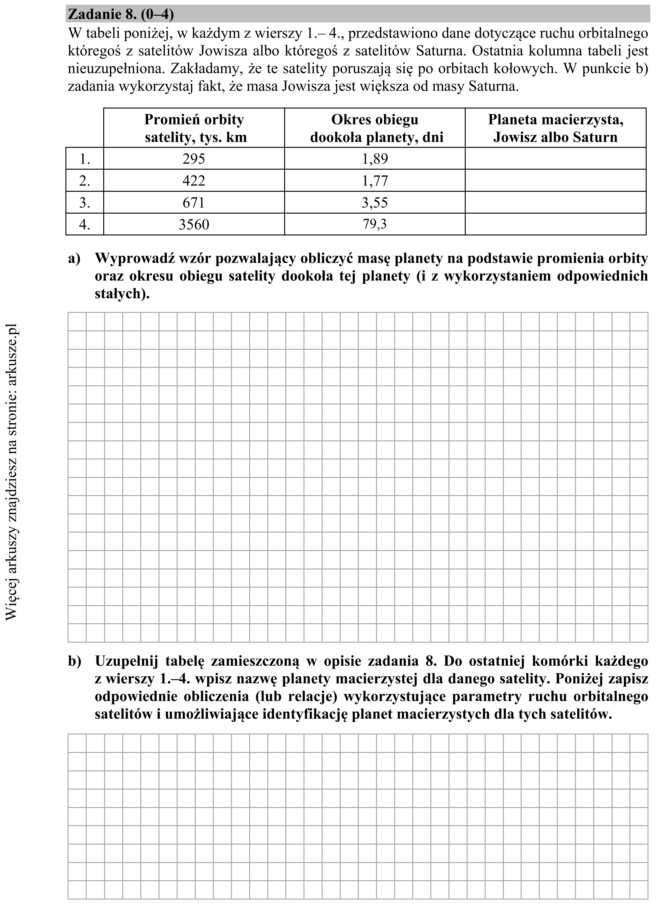 Matura dodatkowa, czerwiec 2019, podgląd zadania 8