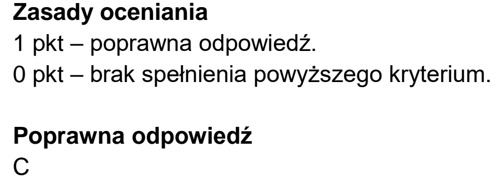 Matura dodatkowa, czerwiec 2021, odpowiedź do zadania 2.1