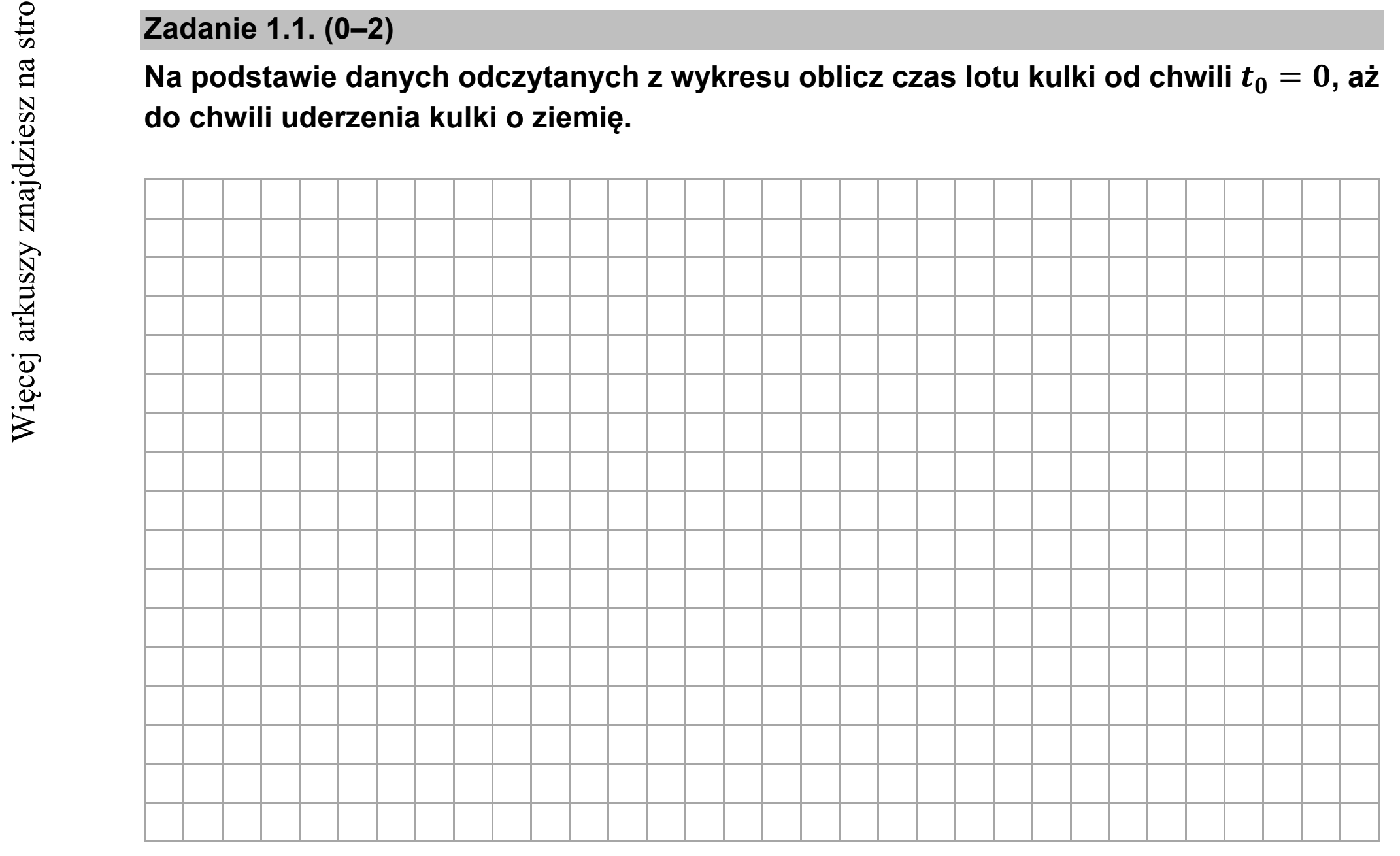 Matura dodatkowa, czerwiec 2021, zadanie 1.1