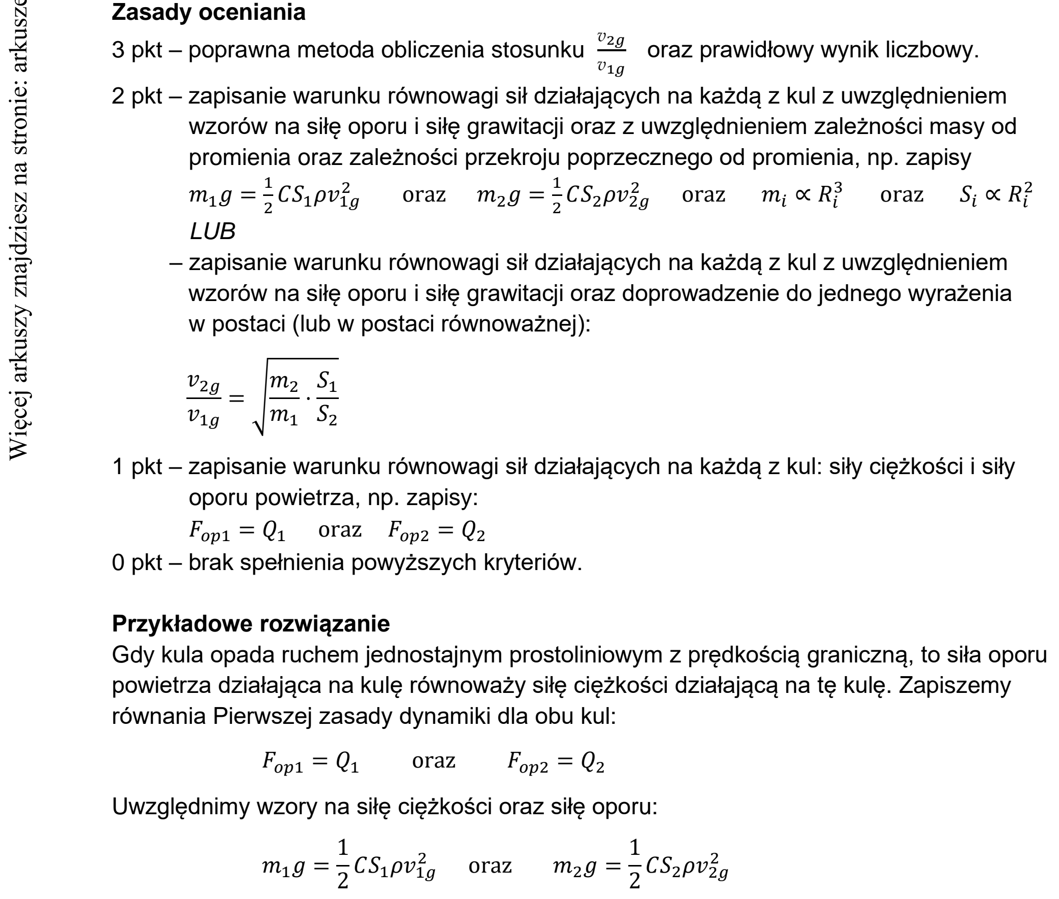 Matura dodatkowa, czerwiec 2022, odpowiedź do zadania 3.3