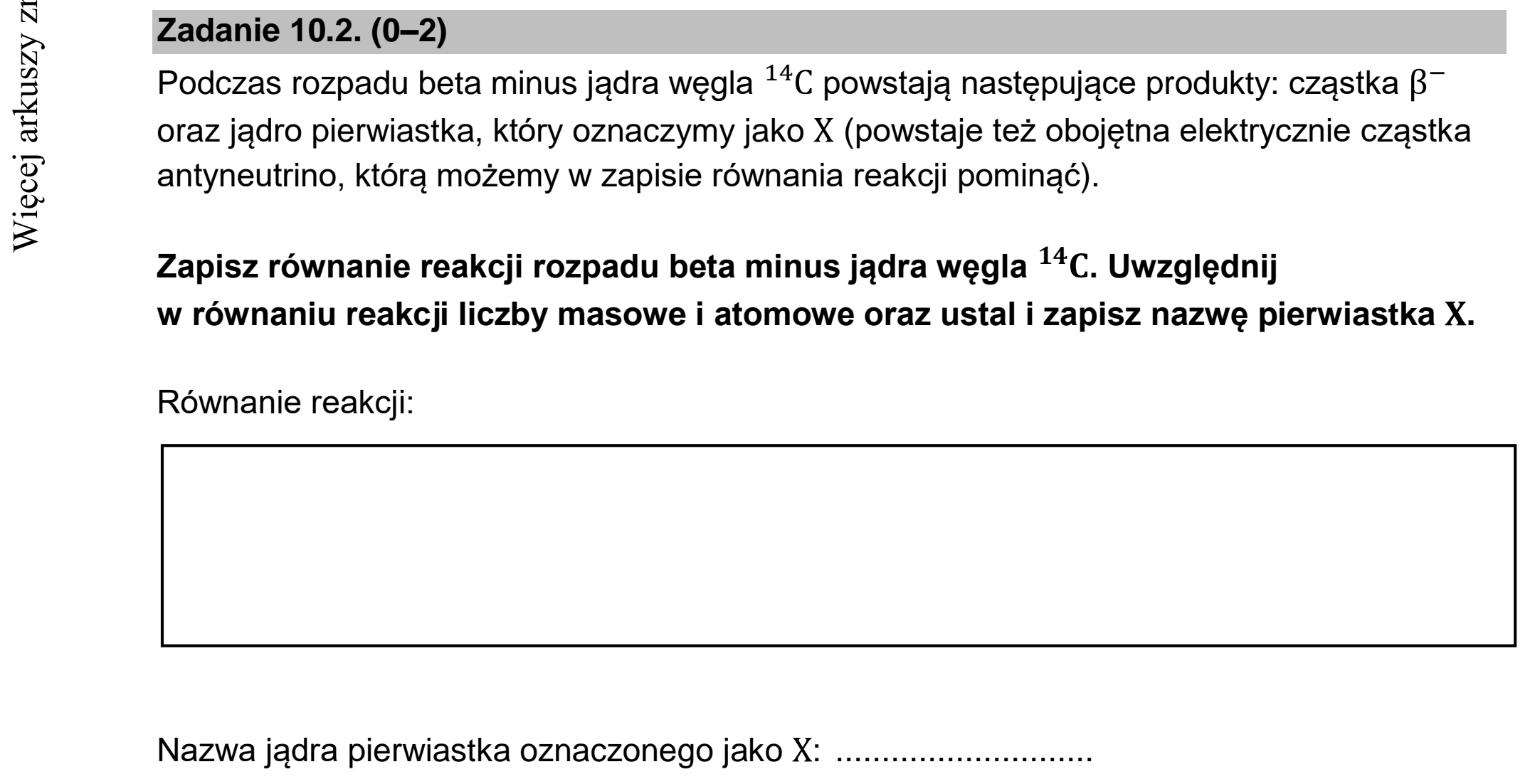 Matura dodatkowa, czerwiec 2022, zadanie 10.2