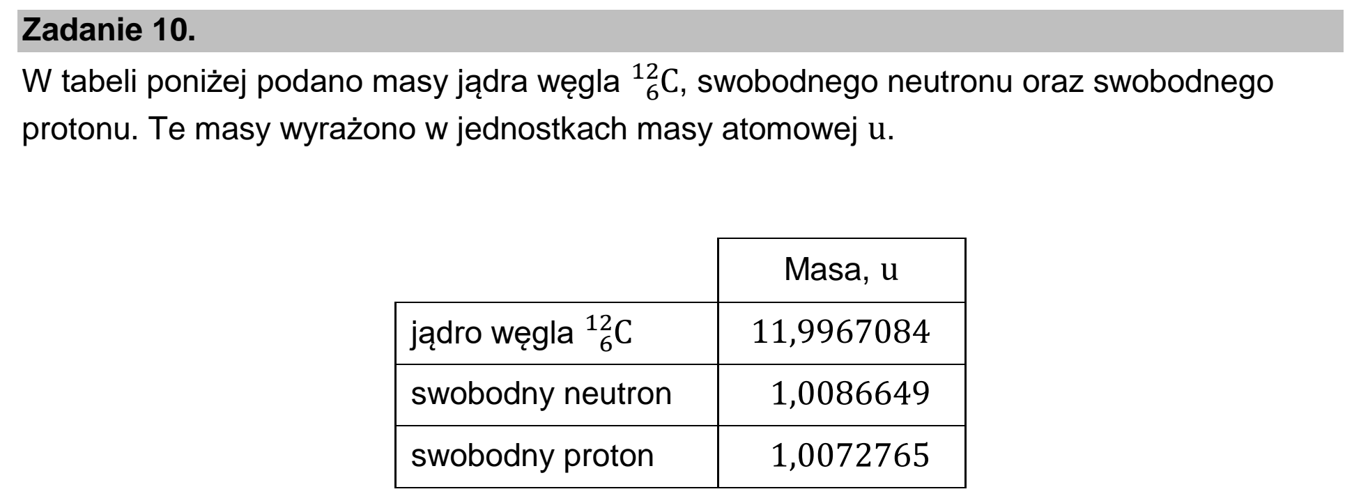 Matura dodatkowa, czerwiec 2022, wstęp zadania 10