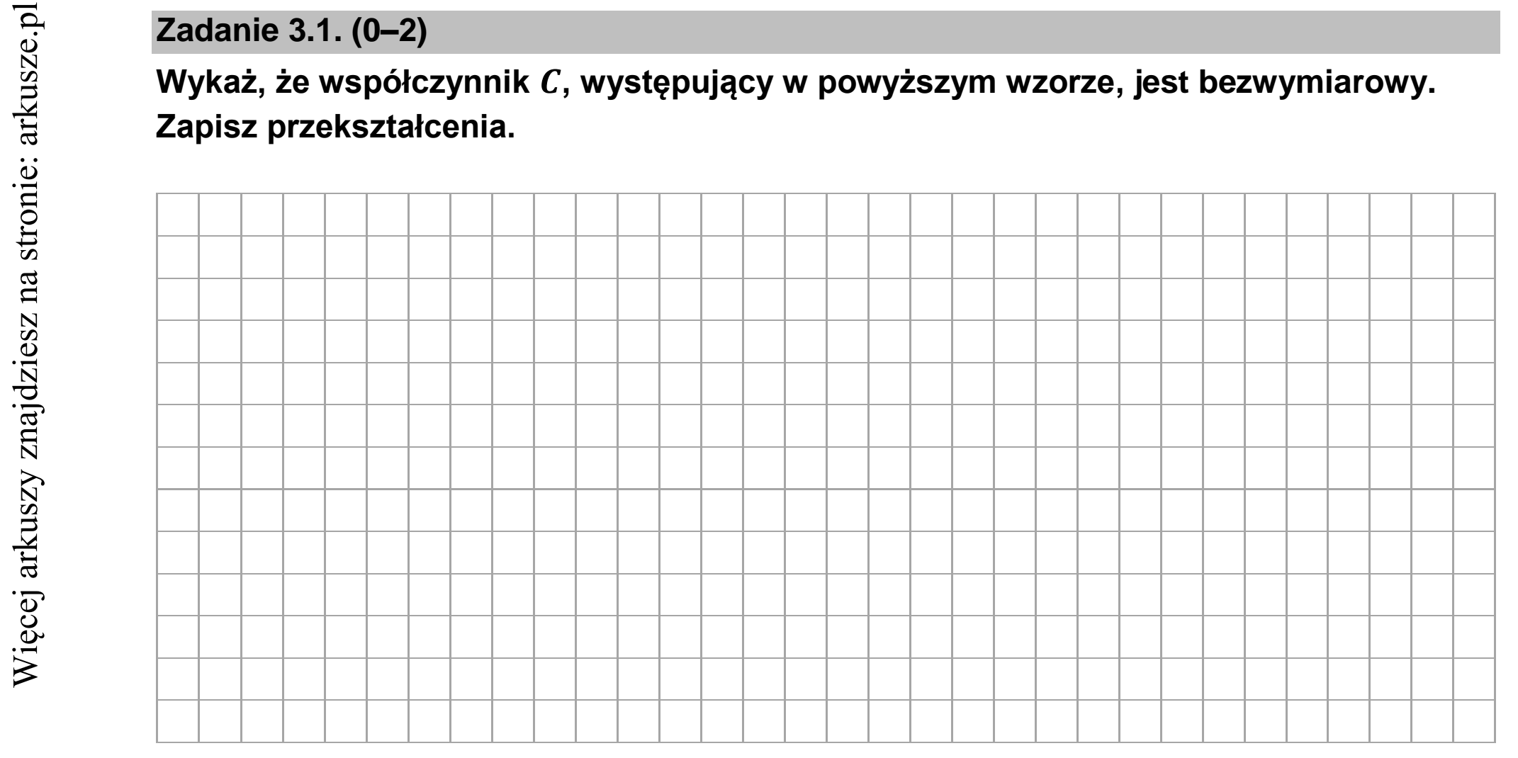 Matura dodatkowa, czerwiec 2022, zadanie 3.1