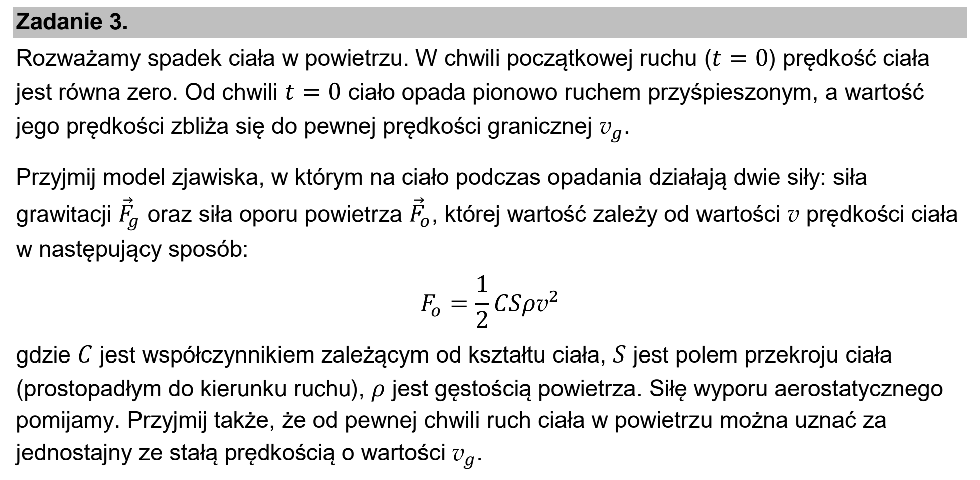 Matura dodatkowa, czerwiec 2022, wstęp zadania 3