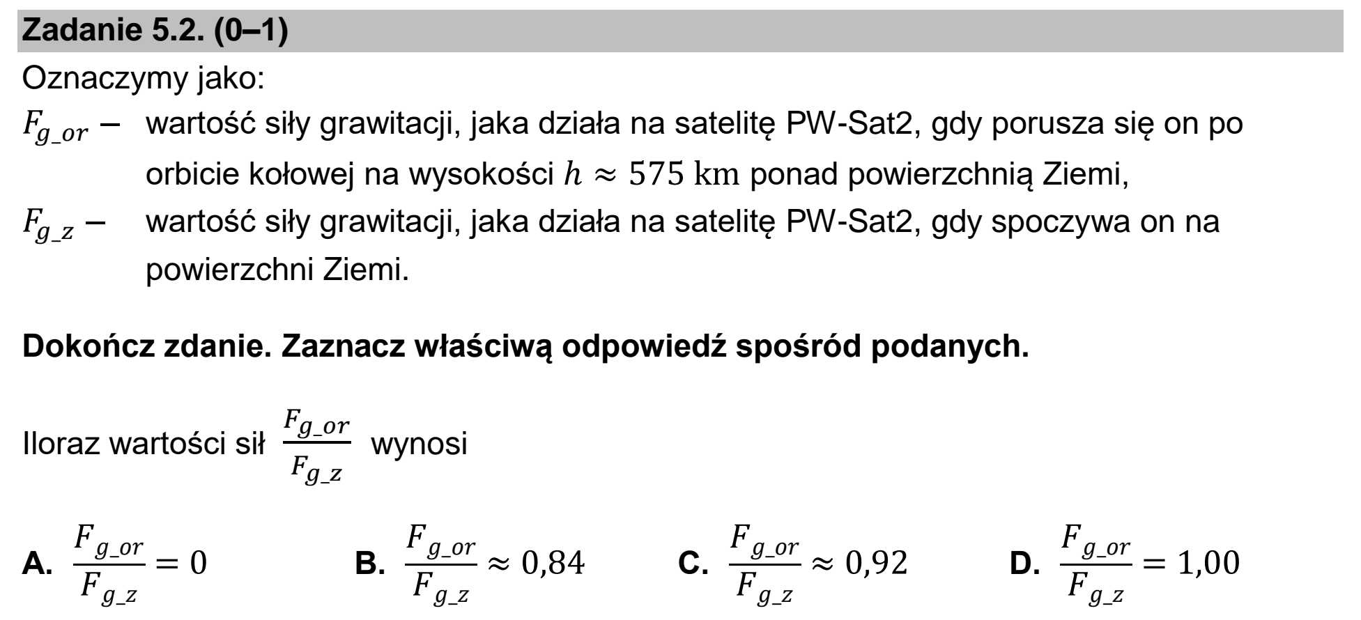 Matura dodatkowa, czerwiec 2022, zadanie 5.2