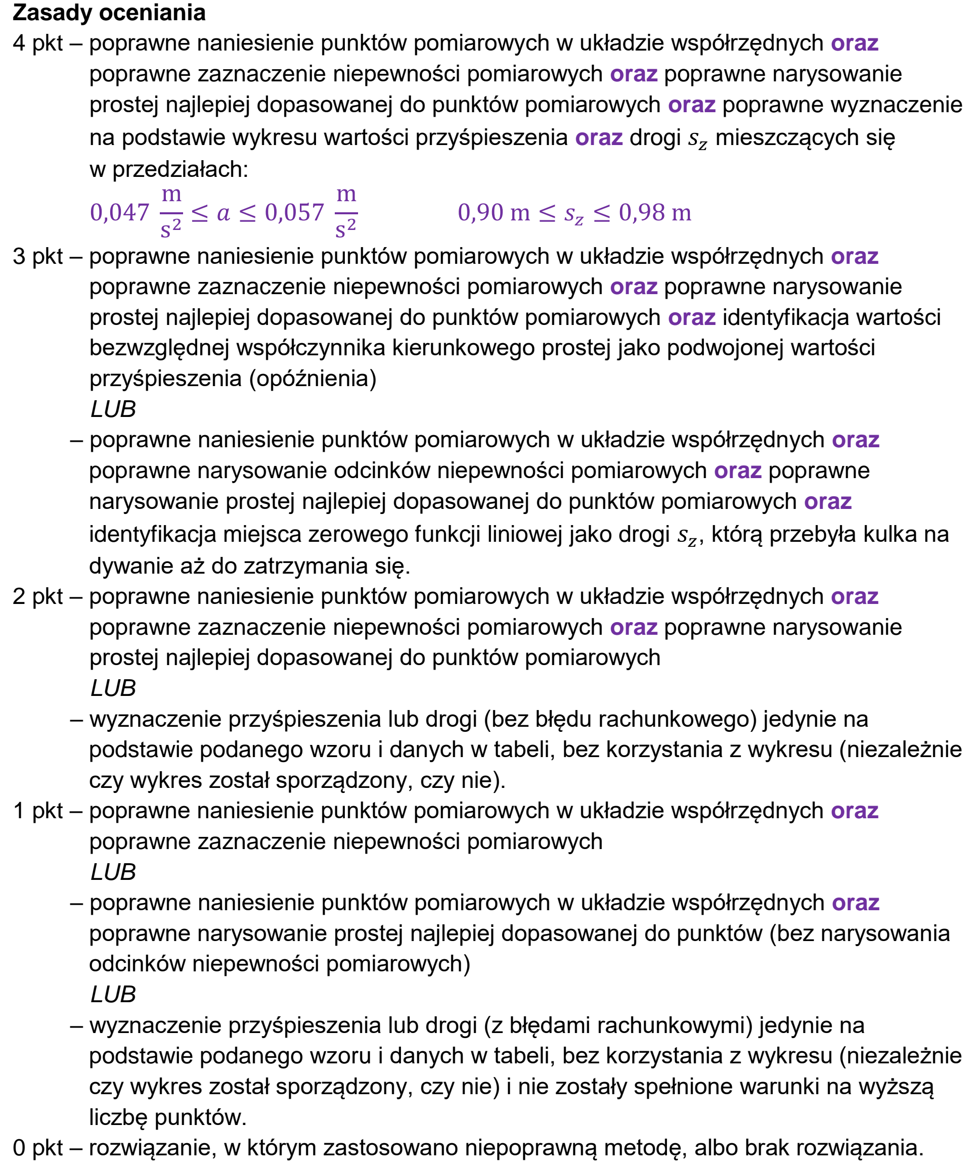 Matura dodatkowa, czerwiec 2023, odpowiedź do zadania 1.2