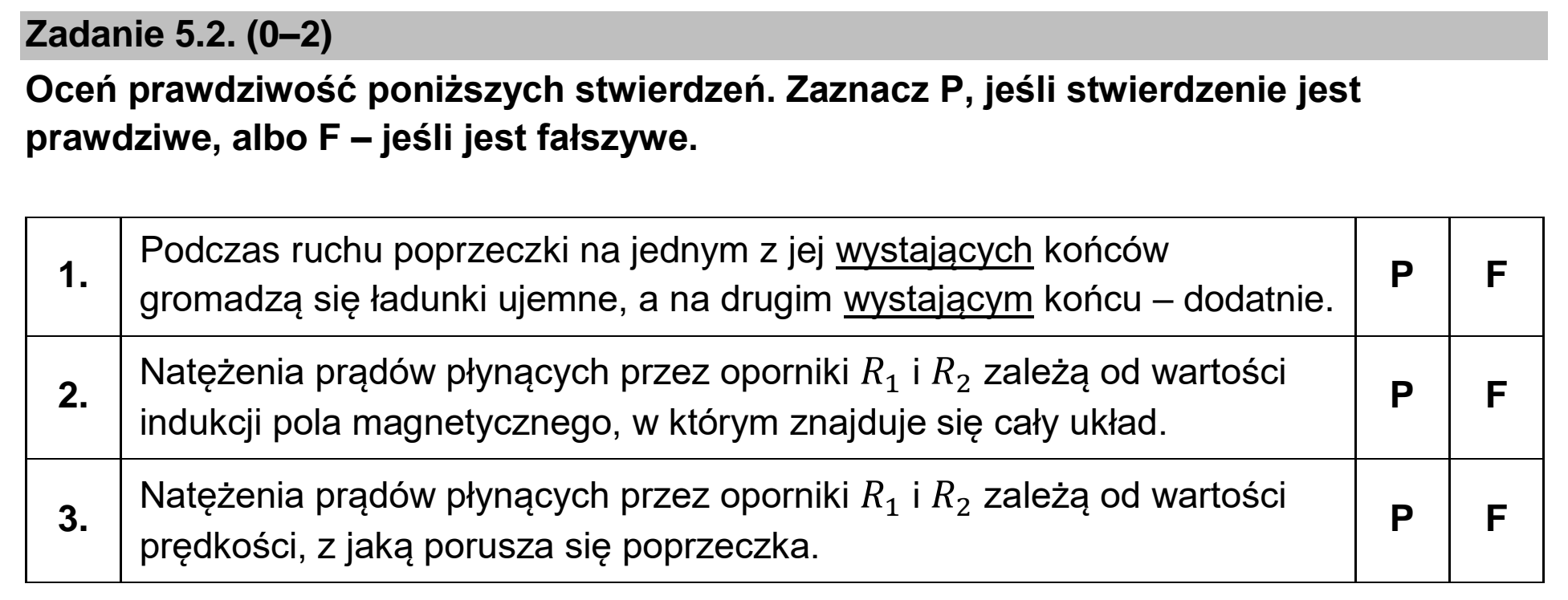 Matura dodatkowa, czerwiec 2023, zadanie 5.2