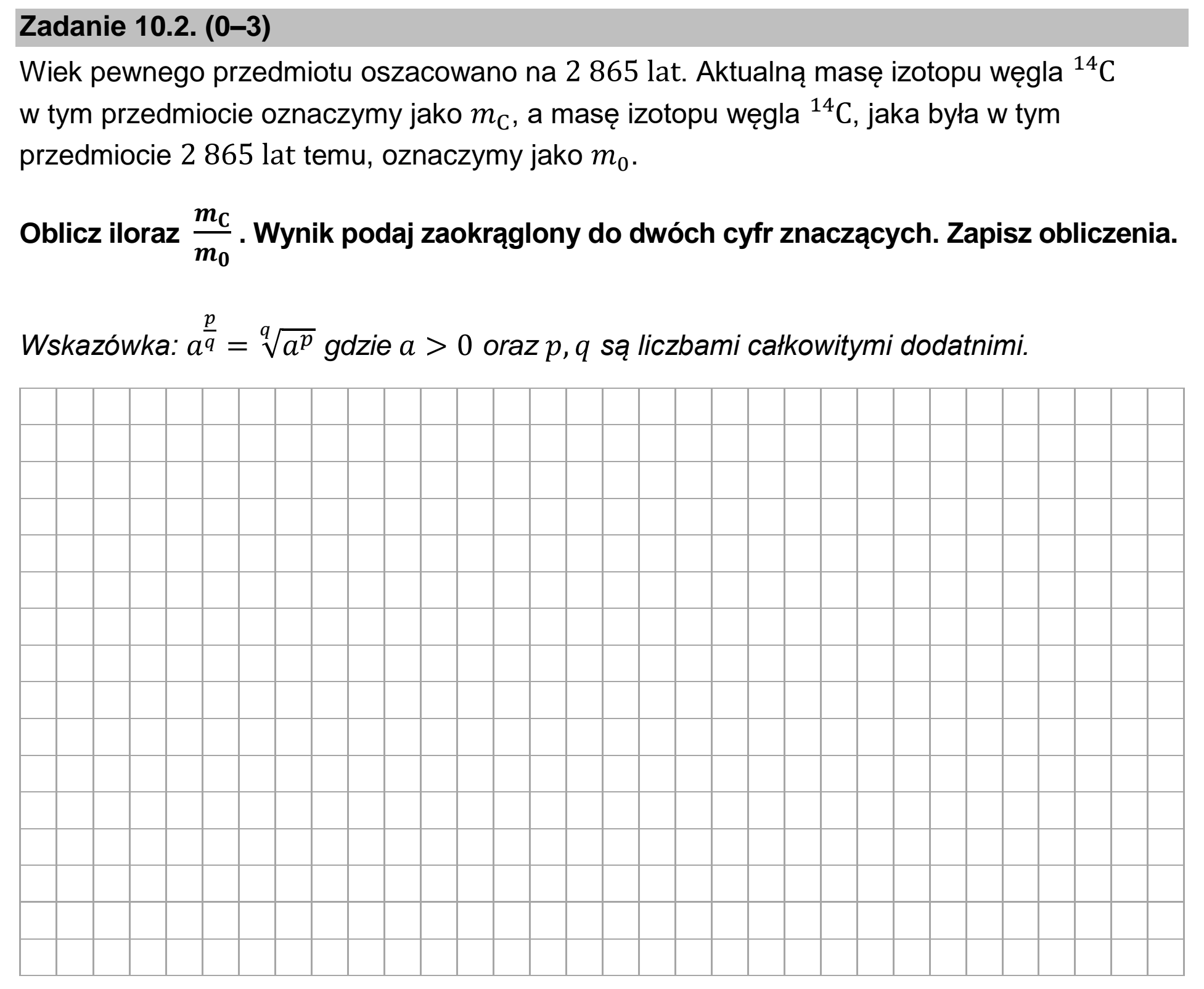 Matura dodatkowa, czerwiec 2024, zadanie 10.2