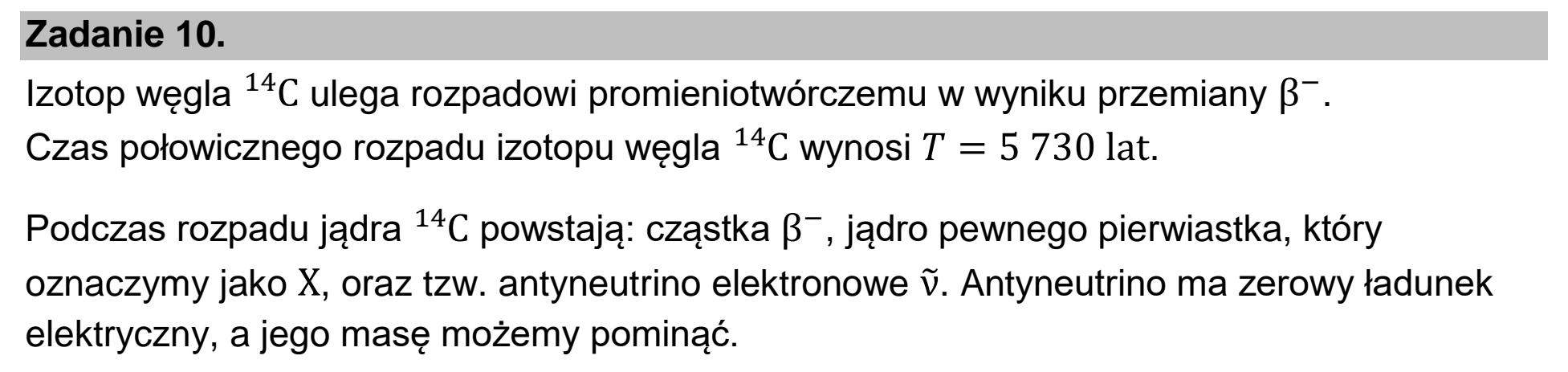 Matura dodatkowa, czerwiec 2024, wstęp zadania 10