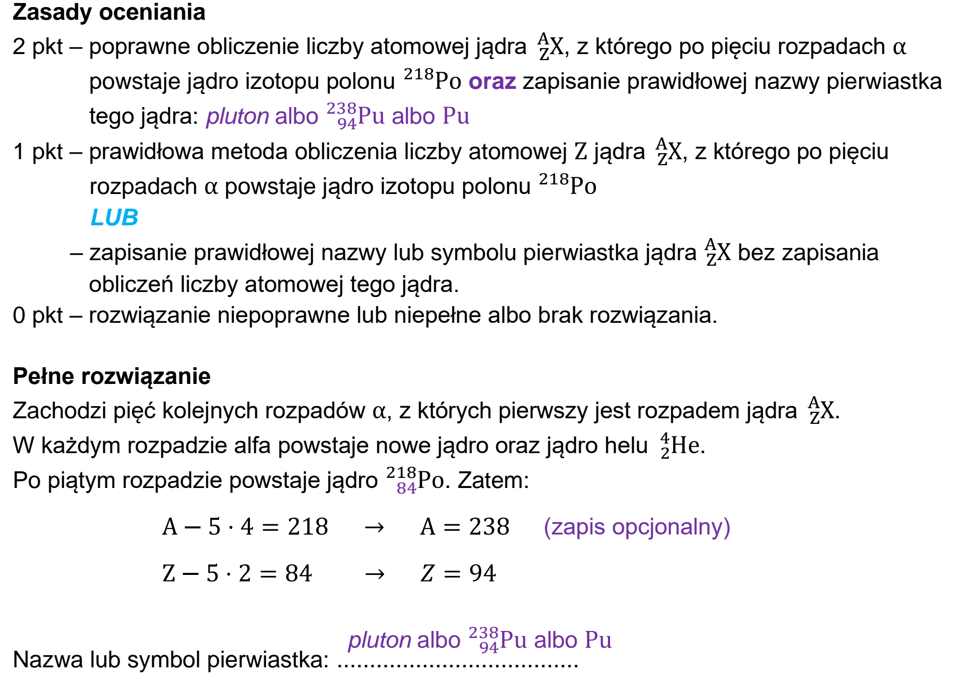 Matura dodatkowa, czerwiec 2025, odpowiedź do zadania 11.2