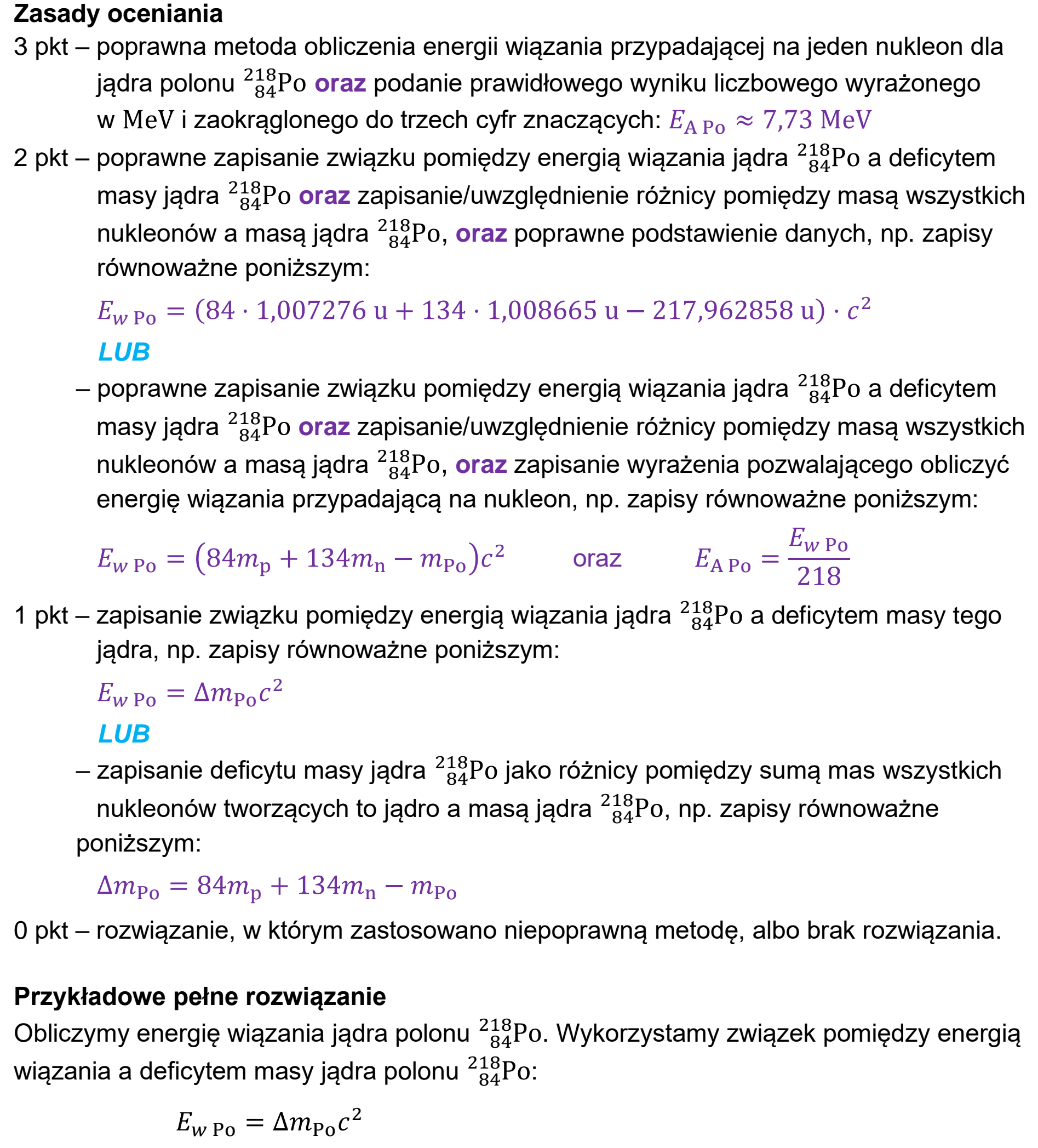 Matura dodatkowa, czerwiec 2025, odpowiedź do zadania 11.3