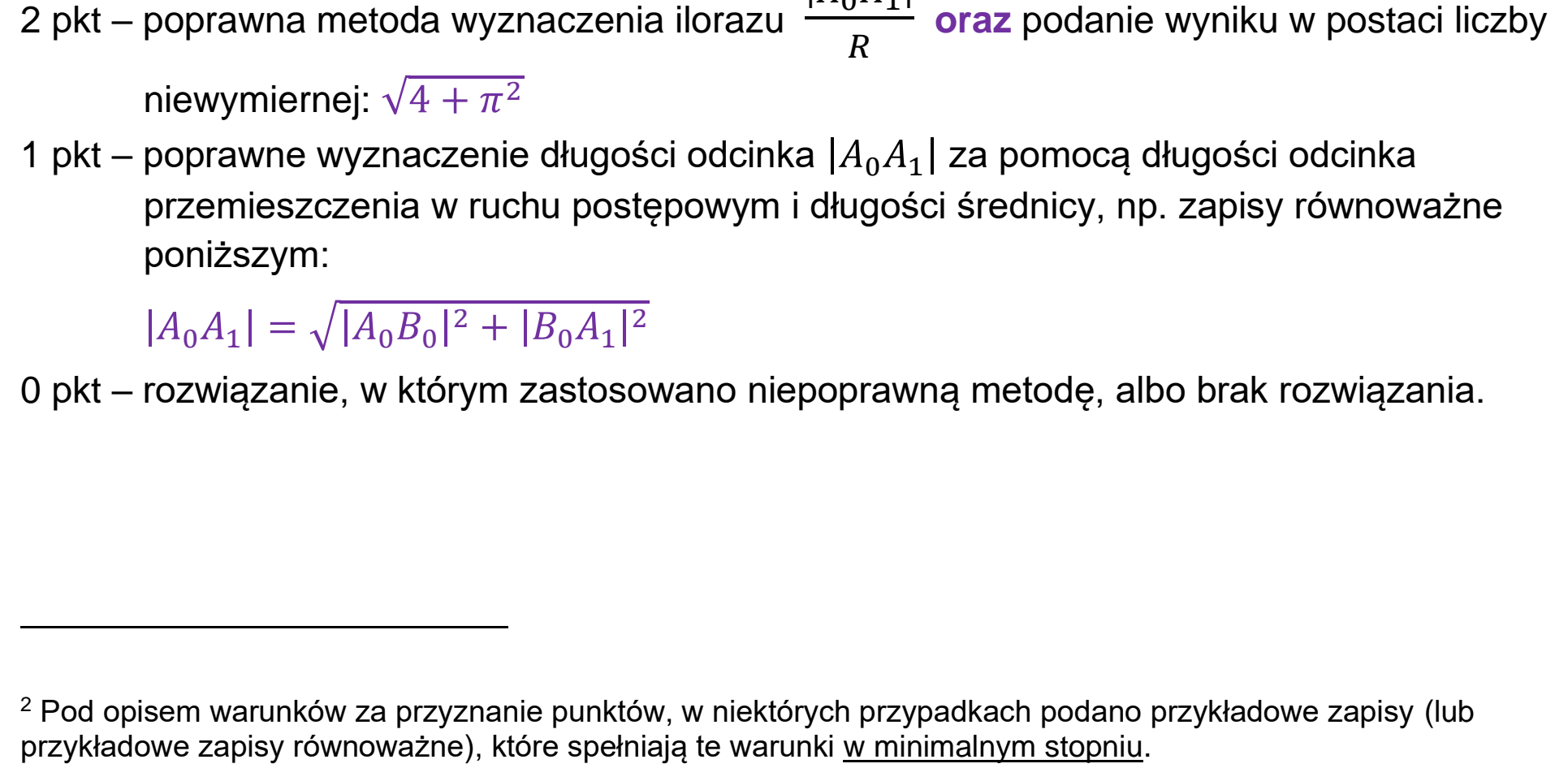 Matura dodatkowa, czerwiec 2025, odpowiedź do zadania 3.2, fragment 1