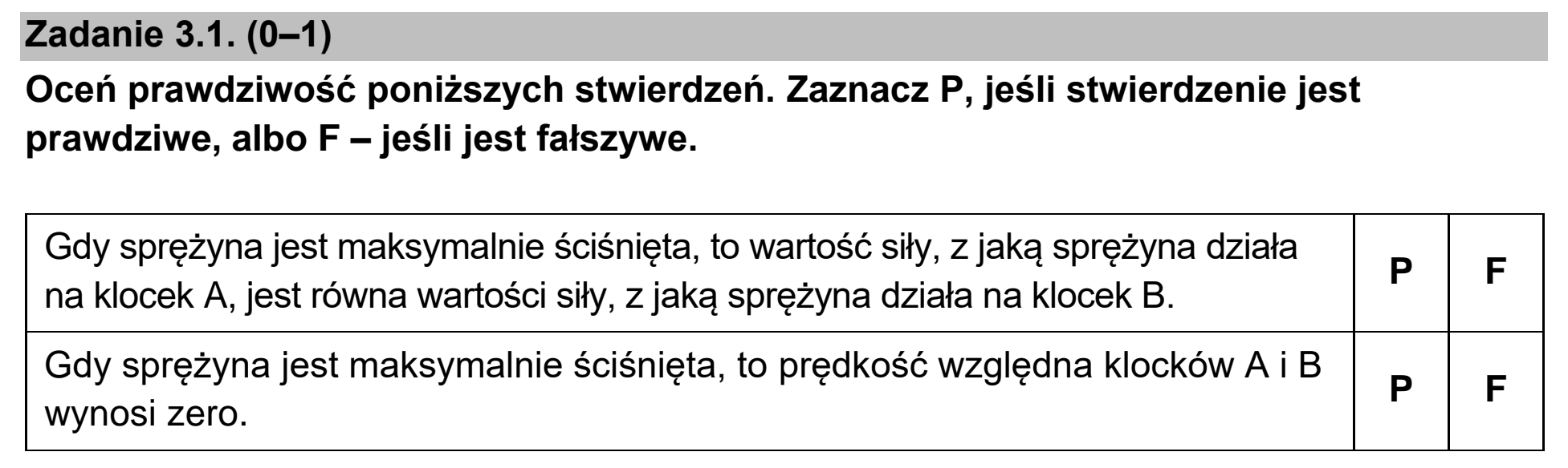 Matura dodatkowa, czerwiec 2026, zadanie 3.1