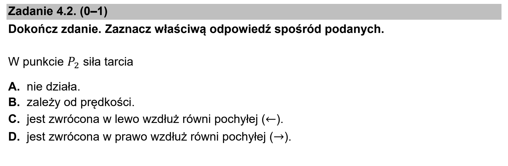 Matura dodatkowa, czerwiec 2026, zadanie 4.2