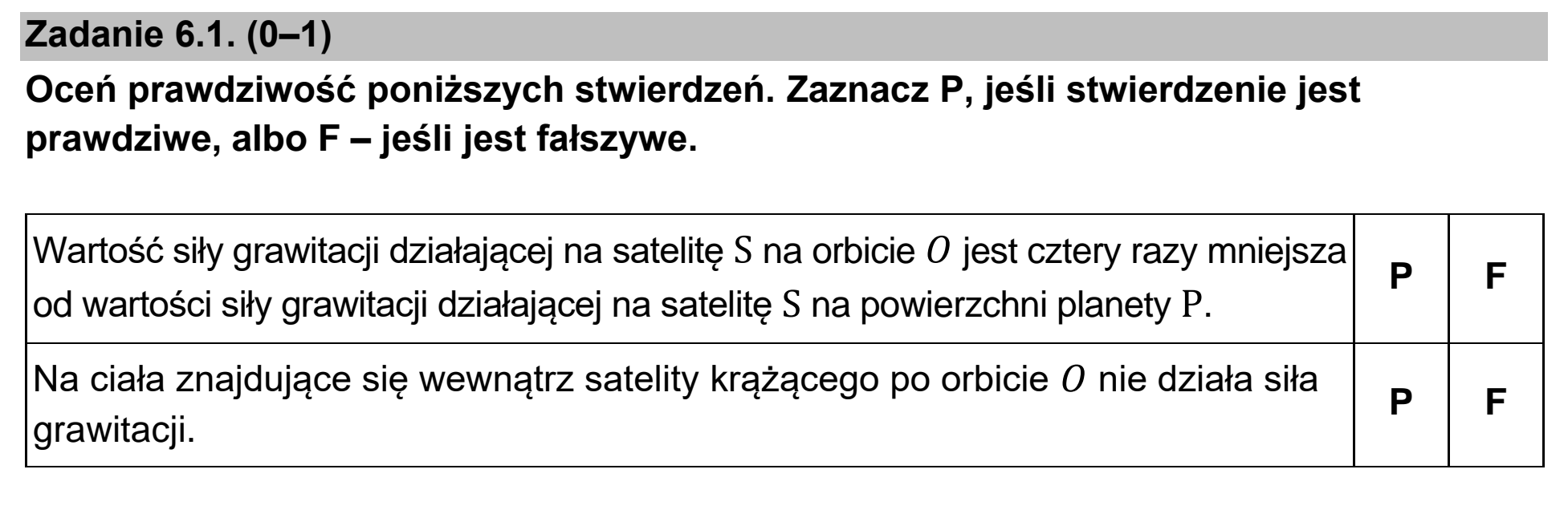 Matura dodatkowa, czerwiec 2026, zadanie 6.1