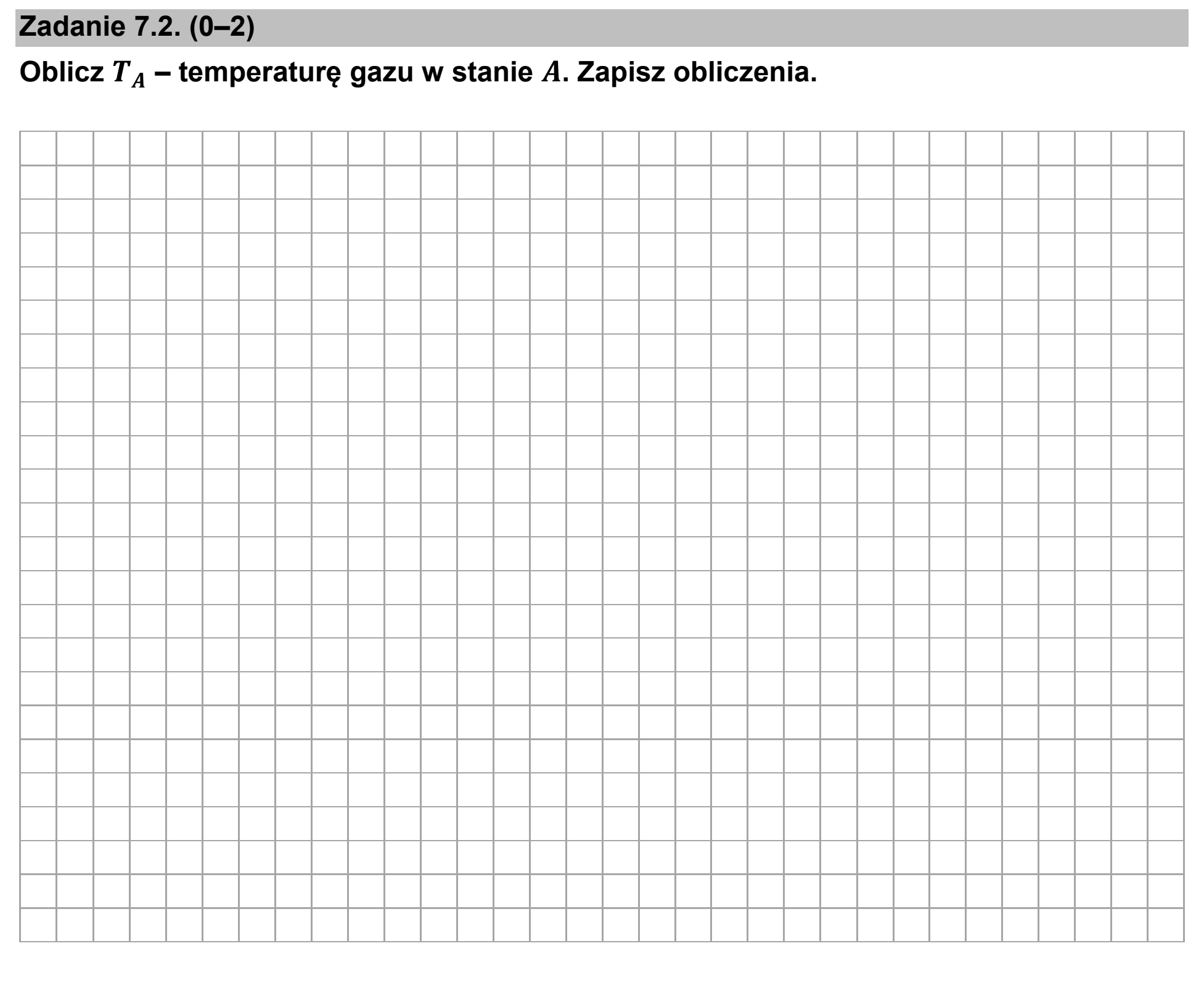 Matura dodatkowa, czerwiec 2026, zadanie 7.2