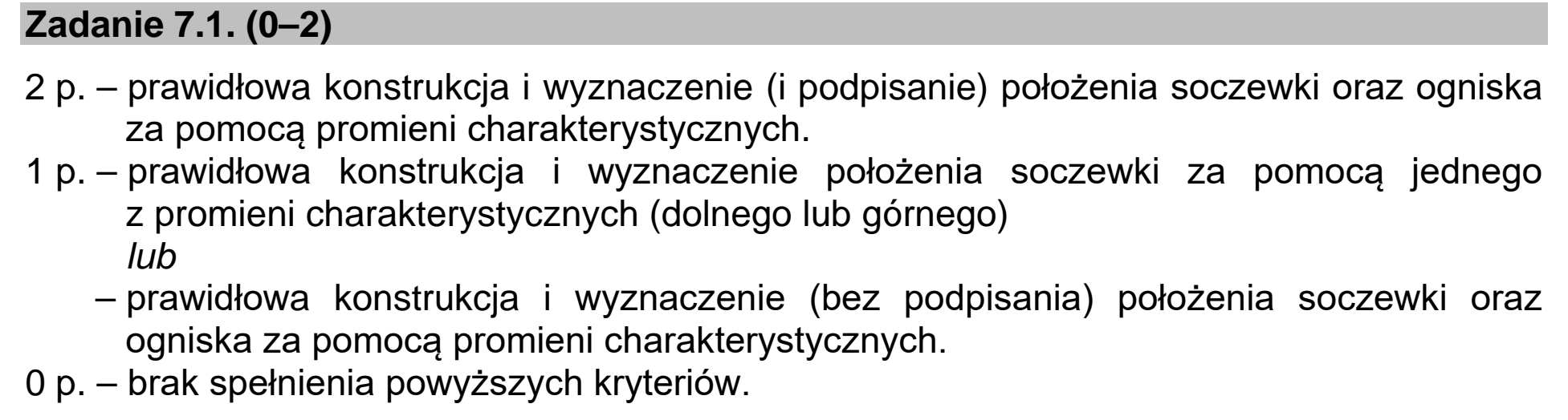 Matura dodatkowa, lipiec 2020, odpowiedź do zadania 7.1, fragment 1