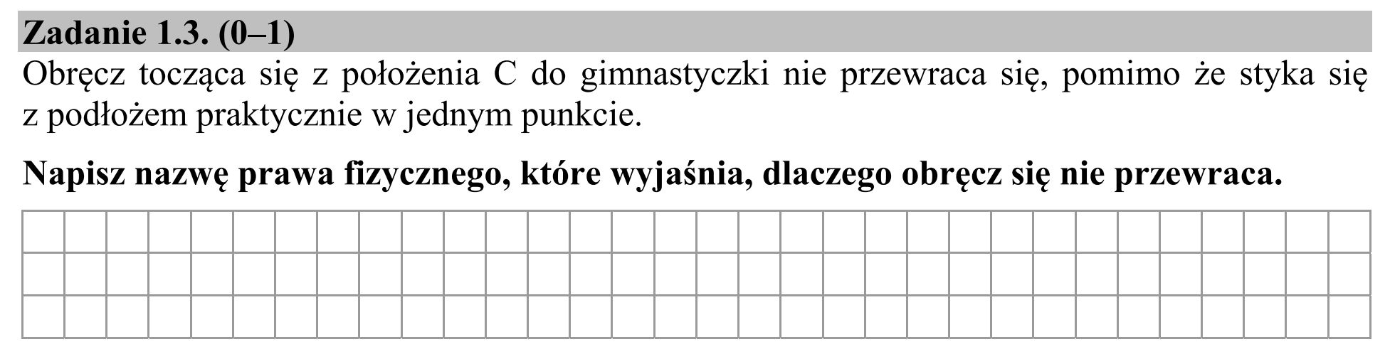 Matura, maj 2015, zadanie 1.3