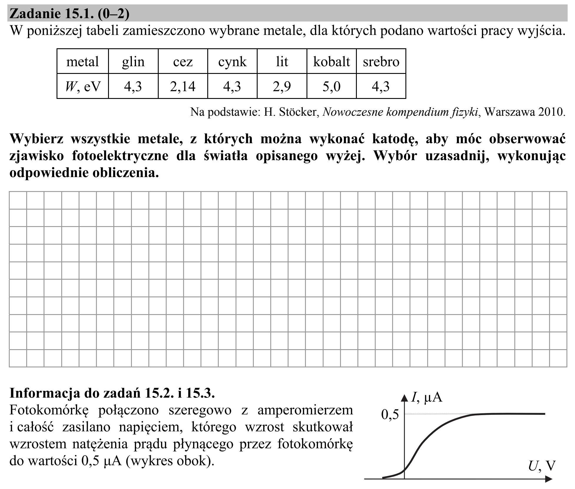 Matura, maj 2015, zadanie 15.1