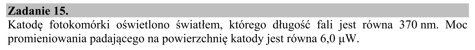 Matura, maj 2015, wstęp zadania 15