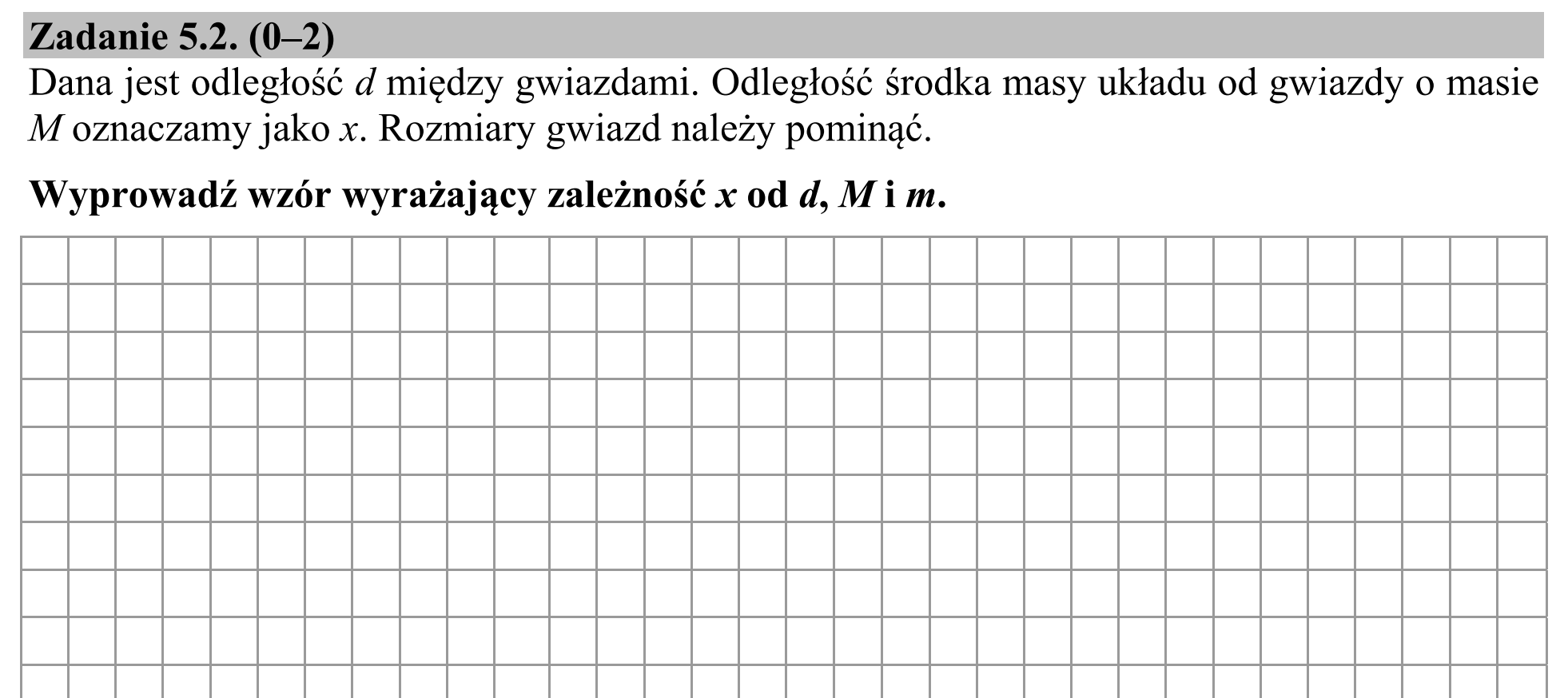 Matura, maj 2015, zadanie 5.2