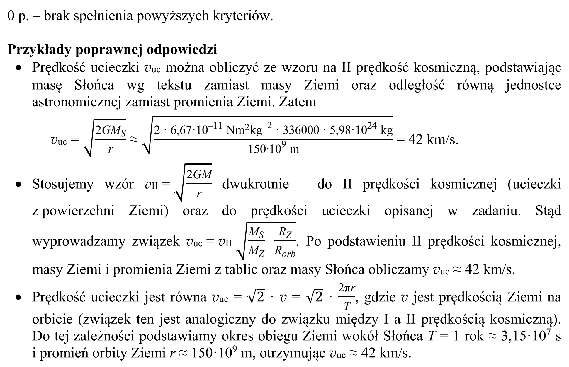 Matura, maj 2016, odpowiedź do zadania 15.1, fragment 2