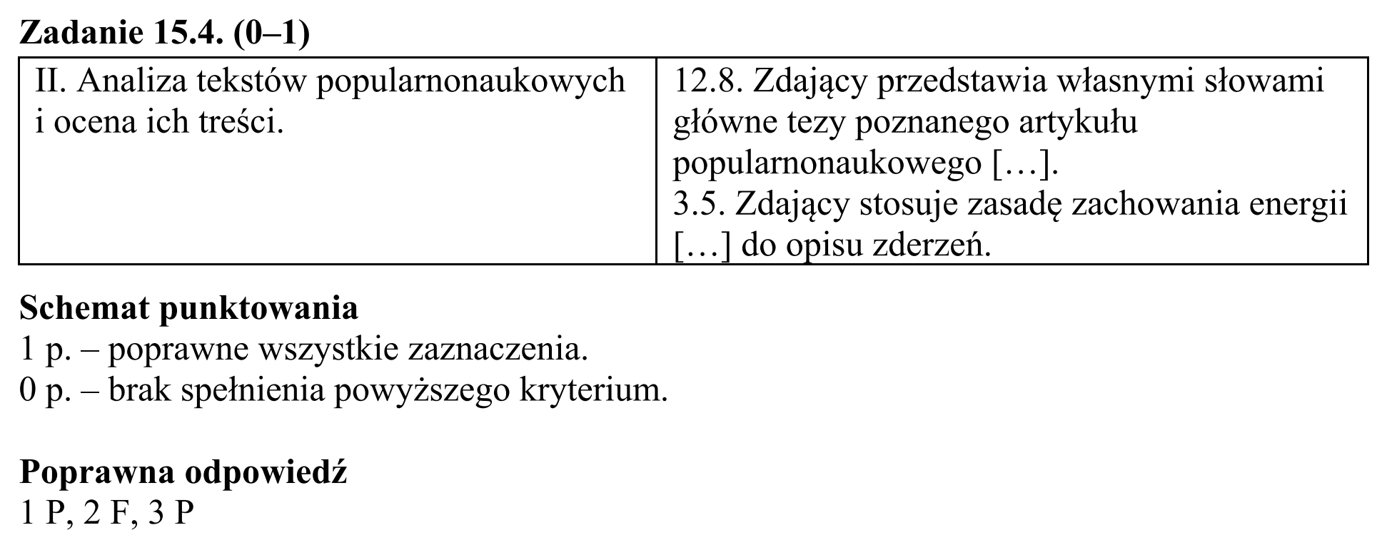 Matura, maj 2016, odpowiedź do zadania 15.4