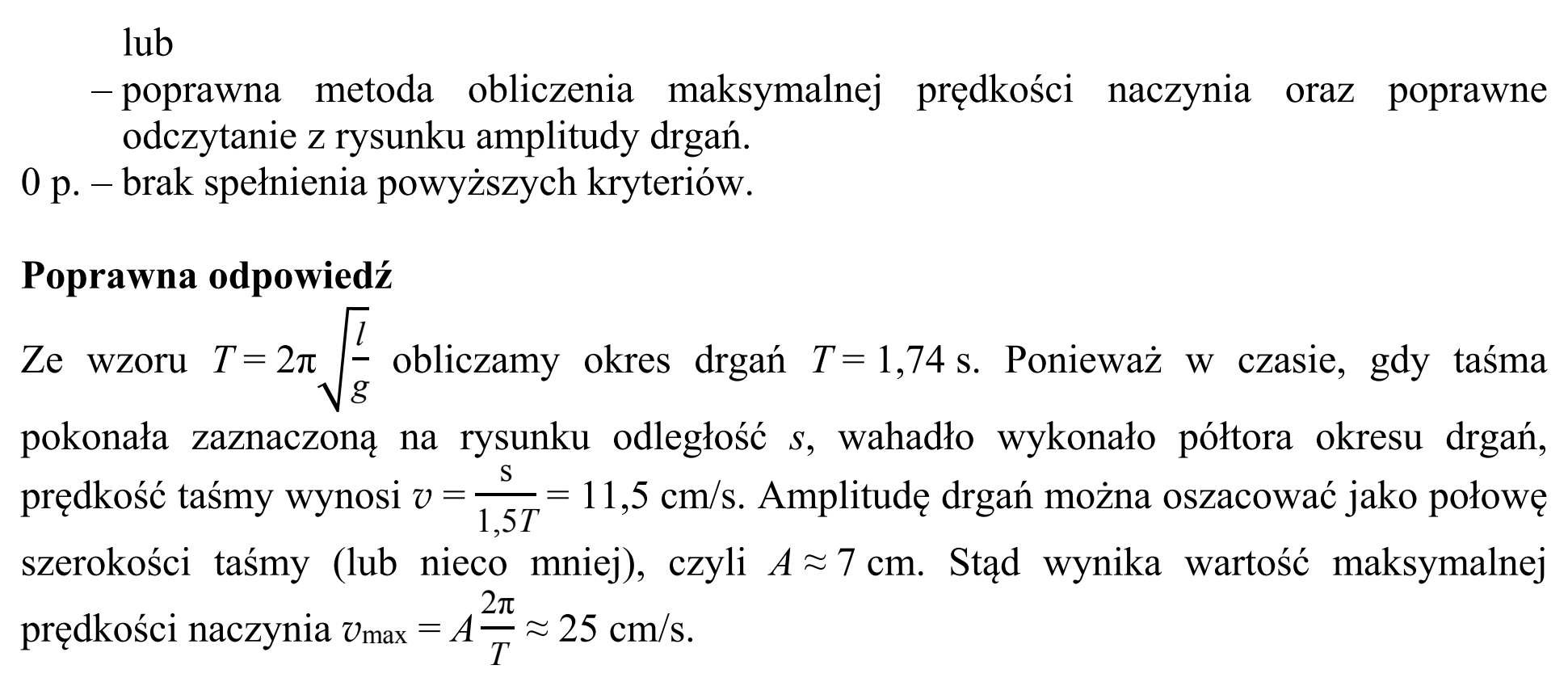Matura, maj 2016, odpowiedź do zadania 8.1, fragment 2