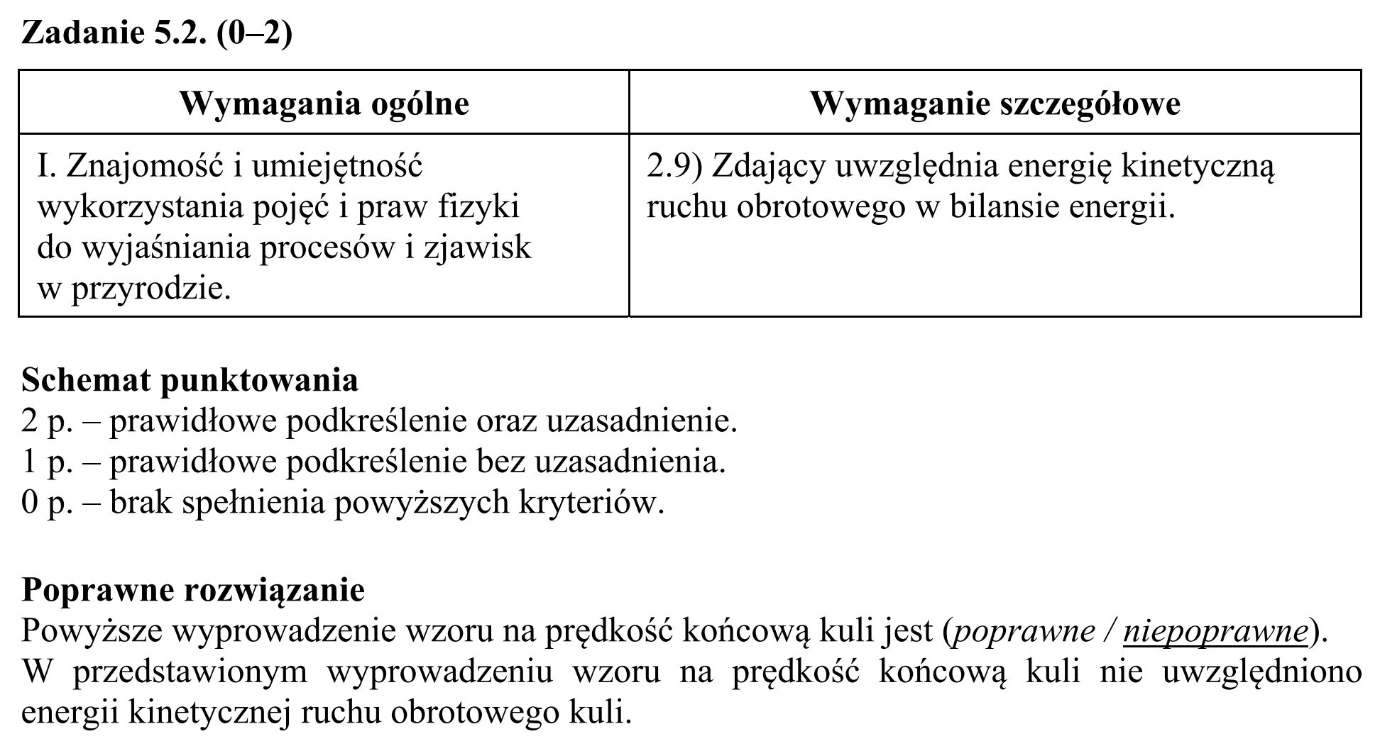 Matura, maj 2017, odpowiedź do zadania 5.2