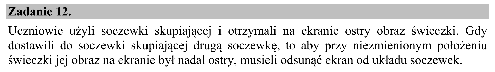 Matura, maj 2017, wstęp zadania 12