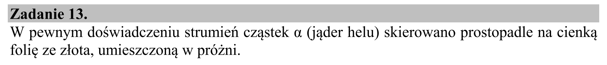 Matura, maj 2018, wstęp zadania 13