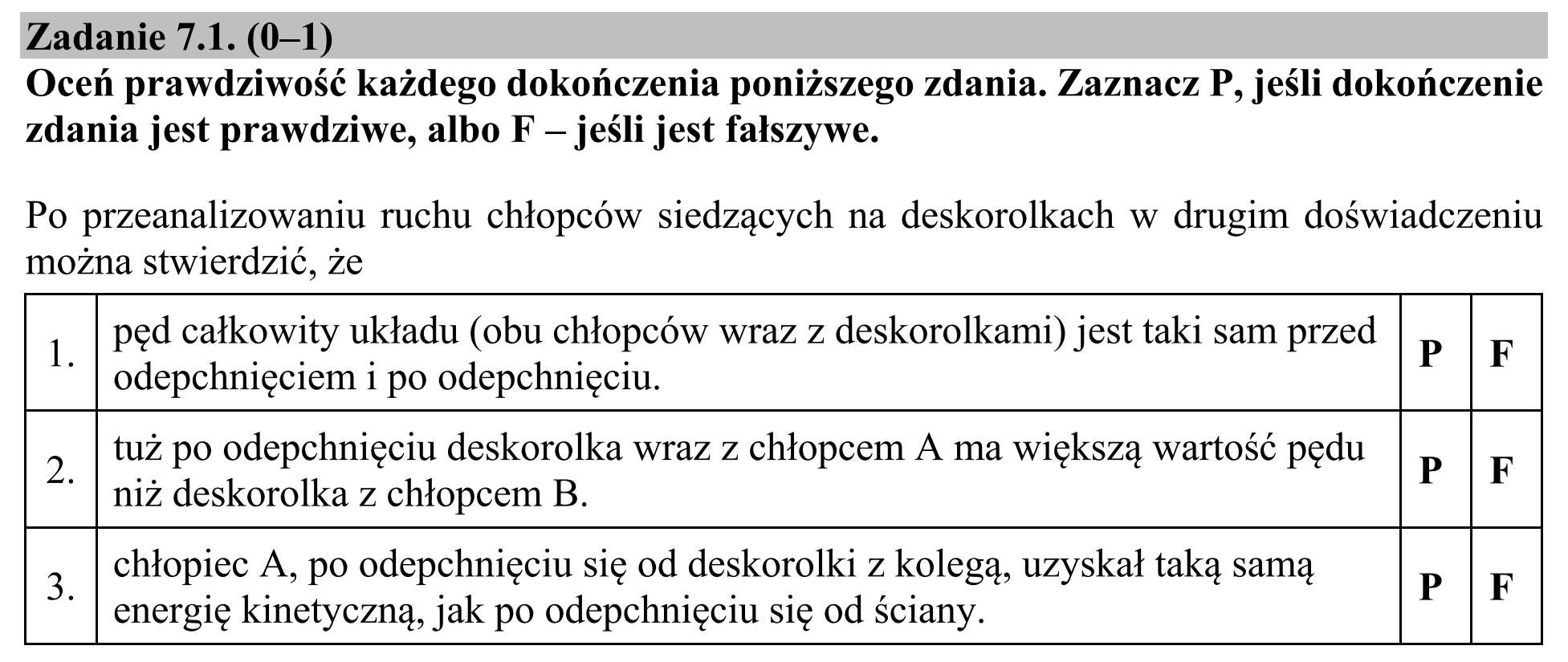 Matura, maj 2018, zadanie 7.1