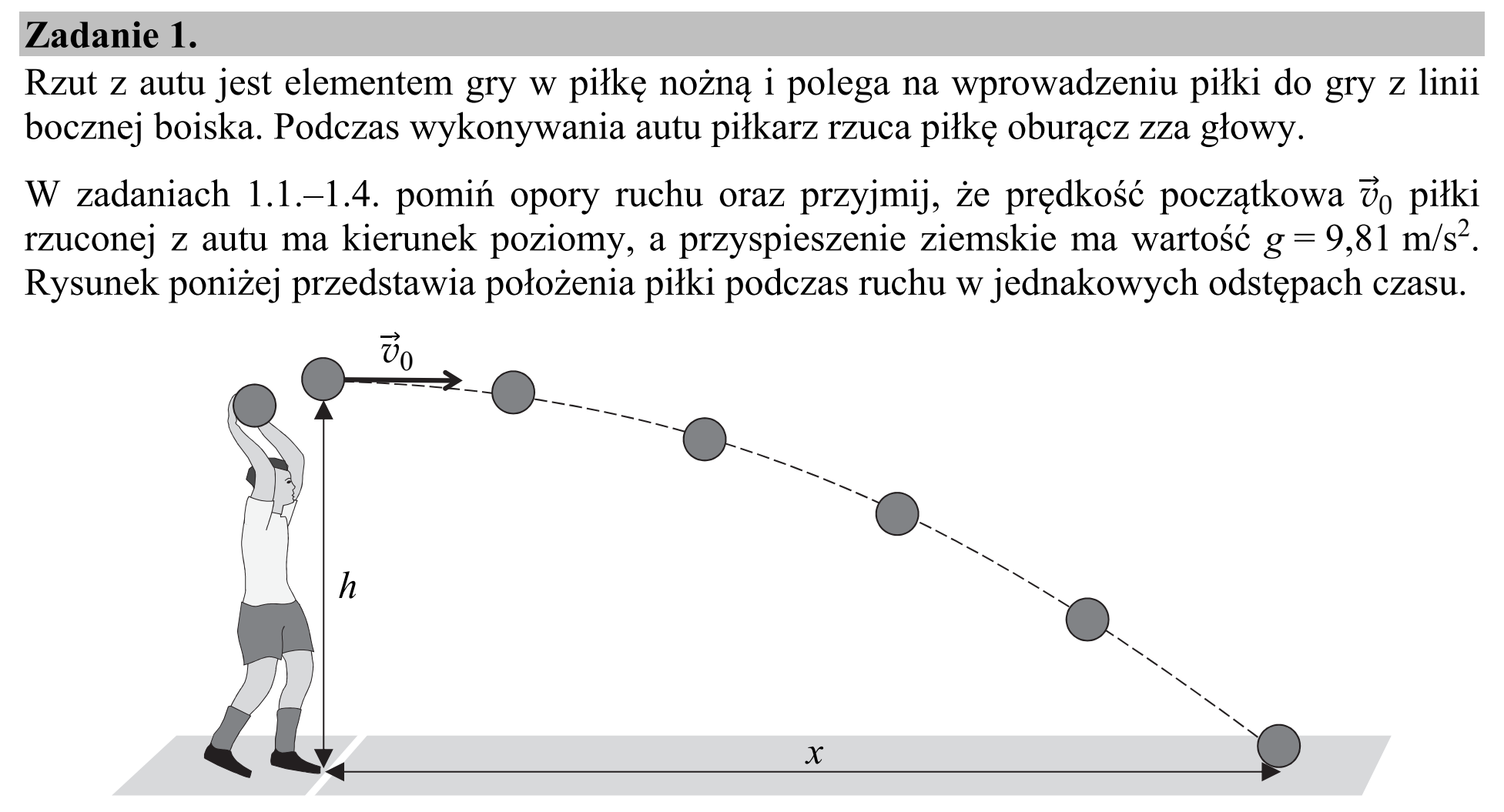 Matura, maj 2019, wstęp zadania 1