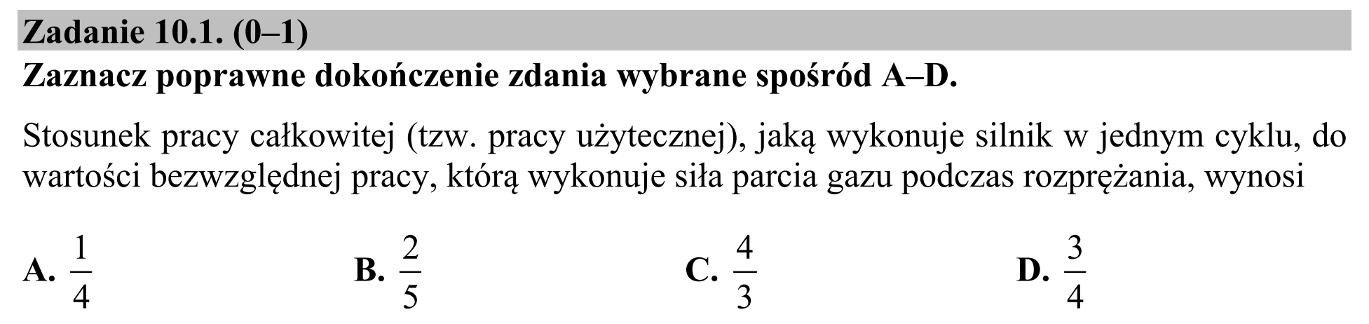Matura, maj 2019, zadanie 10.1