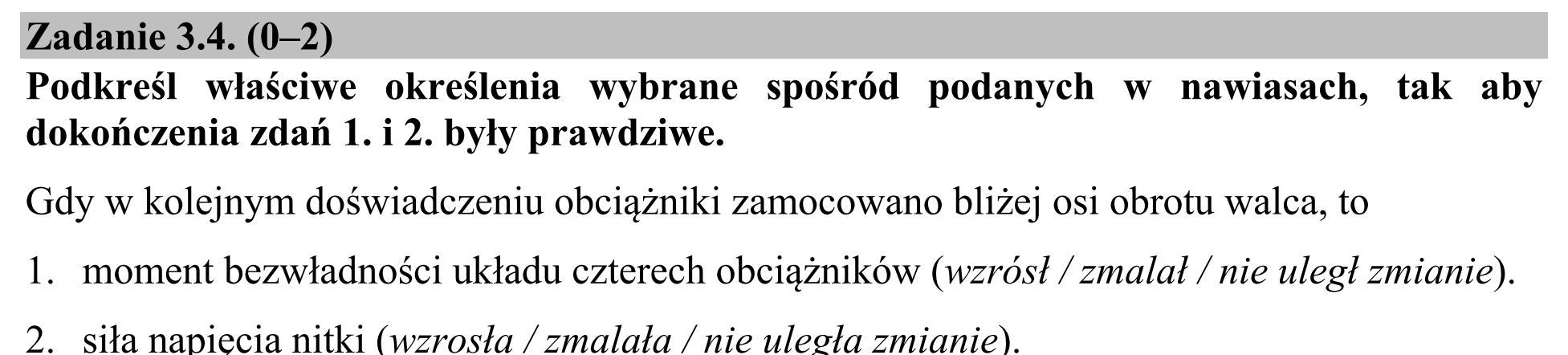 Matura, maj 2019, zadanie 3.4