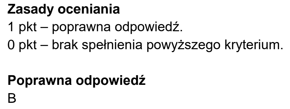 Matura, maj 2020, odpowiedź do zadania 10.1