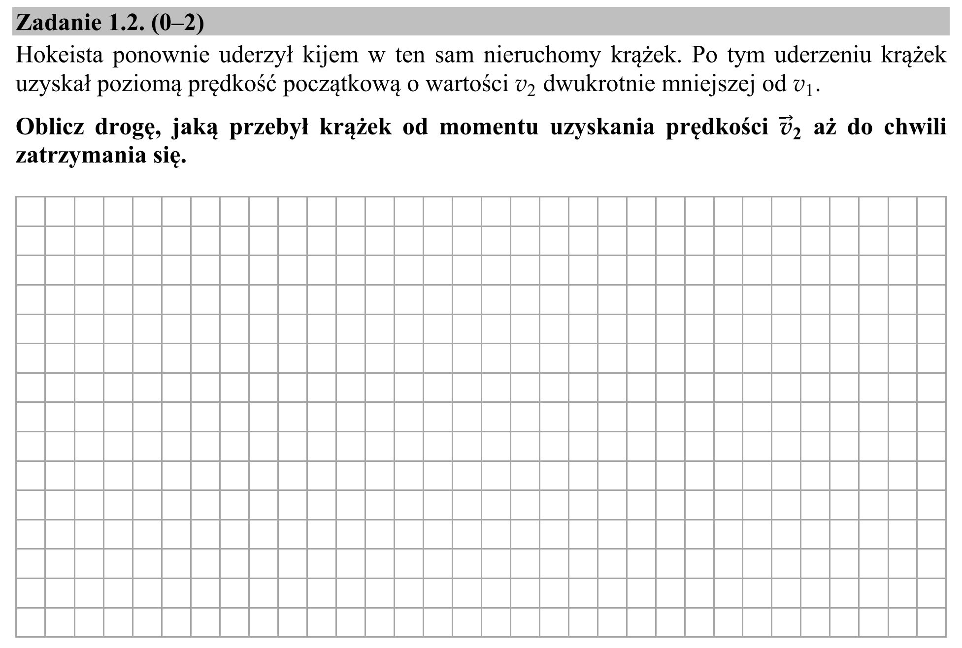 Matura, maj 2020, zadanie 1.2