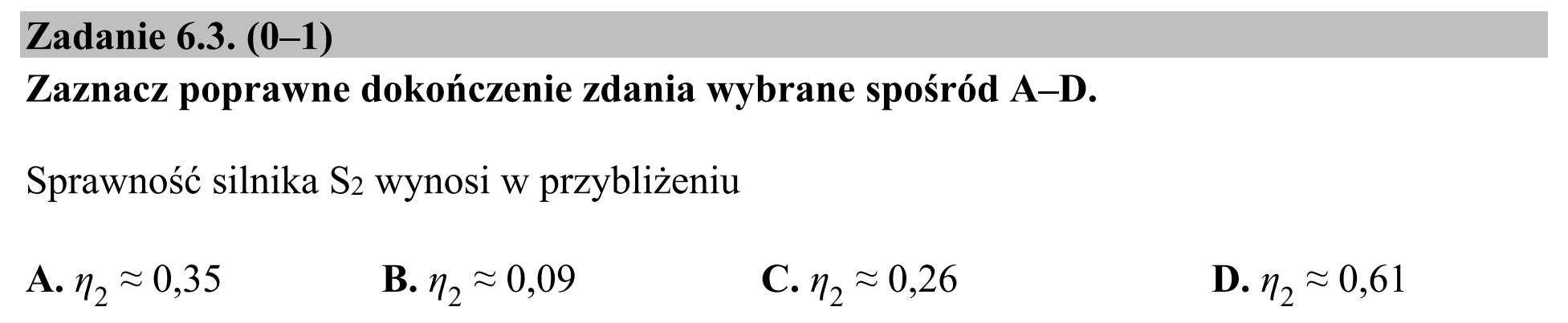 Matura, maj 2020, zadanie 6.3