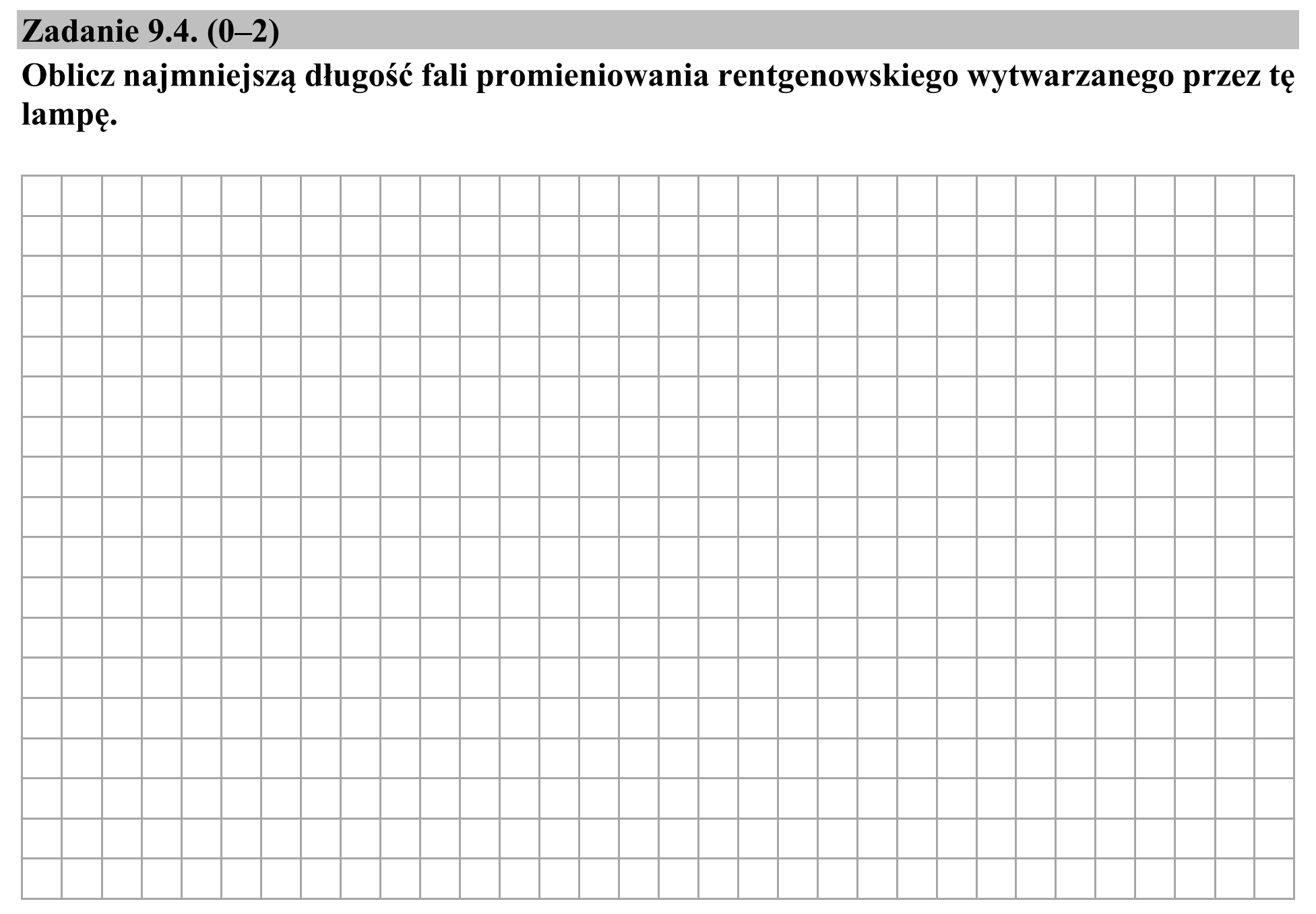 Matura, maj 2020, zadanie 9.4