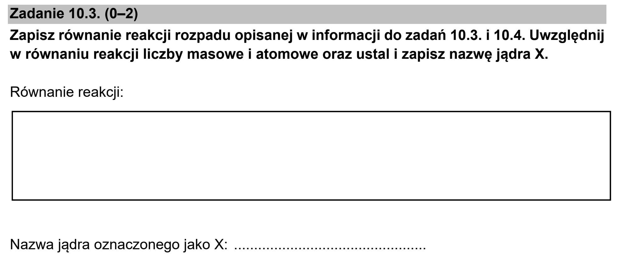 Matura, maj 2021, zadanie 10.3