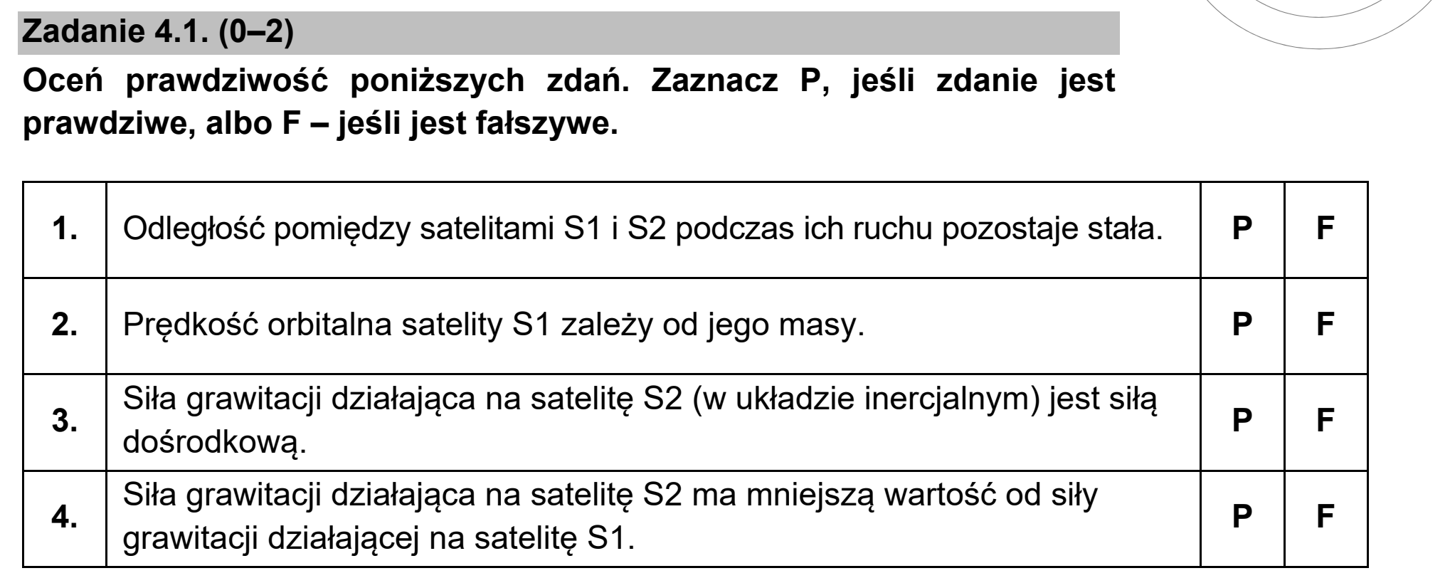 Matura, maj 2021, zadanie 4.1
