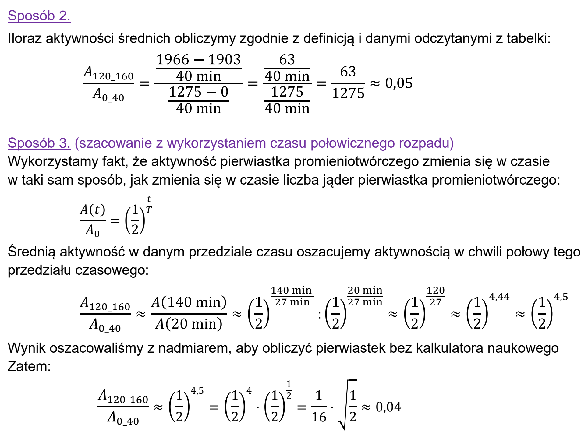 Matura, maj 2022, odpowiedź do zadania 12.2, fragment 2