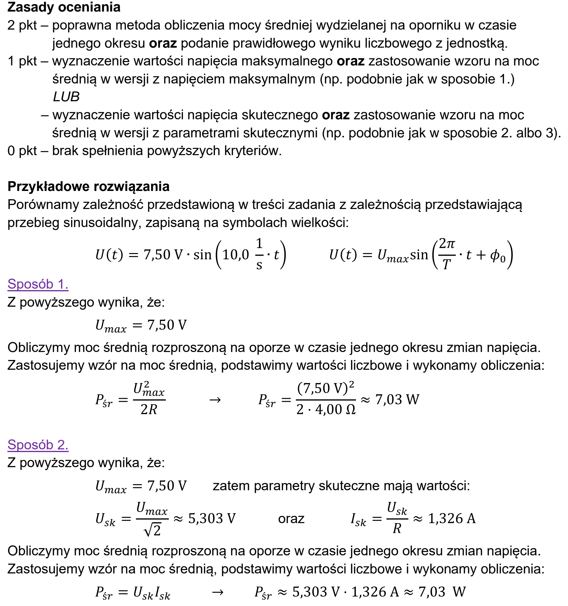 Matura, maj 2022, odpowiedź do zadania 8.2